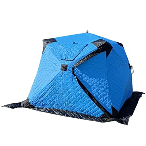 MIIKHI Camping Tent Portable Ice Fishing Shelter Easy Setup Lightweight for 3-4 Person Portable Ice Fishing Tent 160cmX160cmX150cm