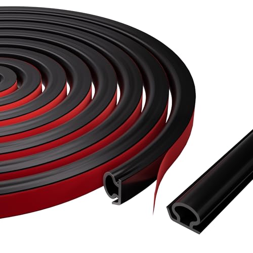 【New Upgrade】 Weather Stripping Door Seal, Silicone Door Weather Stripping for Door Frame...