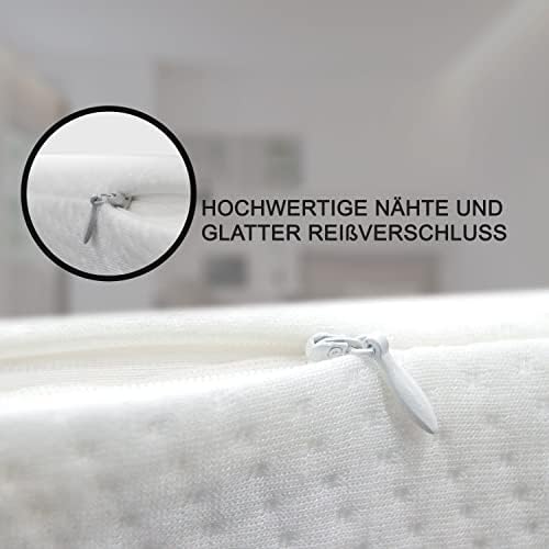 ON1S Cervical Contour Memory Foam Pillow for Neck Pain | Anti Snore Pillows for Front Back Side Sleepers| Orthopedic Neck Pillow with Two Washable Covers | Size 7cm /11cm Height.