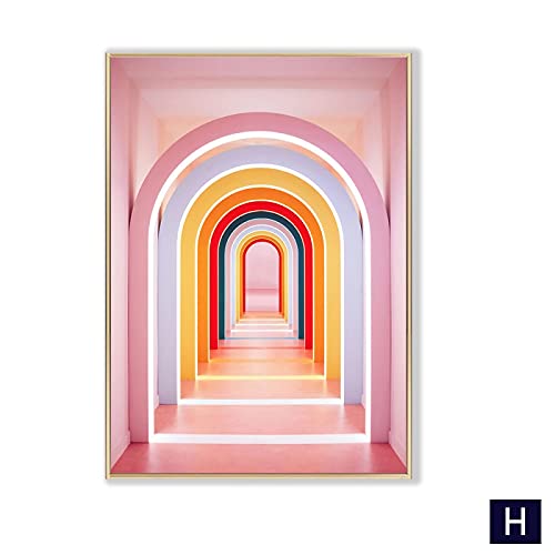 Mur vide et triste solution affiche moderne architecture Hanpmy 60x80 - 2