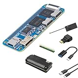 youyeetoo Banana Pi BPI-M4 Zero Einplatinencomputer, 4G RAM 32G eMMC, 1.5GHz Allwinner H618 Quad-Core CPU, Unterstützung 4K Display Run Ubuntu (Ohne SD-Karte,Mit Metallgehäuse)