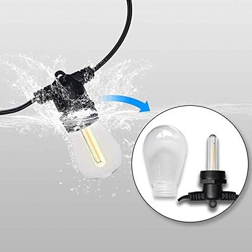 Solar Lights Outdoor Garden, 26.4FT Garden Lights Solar Powered Waterproof IP65, 4 Modes Outdoor Solar Lights for Patio Gate Yard Fence Trees Wedding Party Decorations, Warm White 2700K