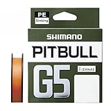 シマノ(SHIMANO) ピットブル G5 100m LD-M41U ハイオレンジ 0.6号