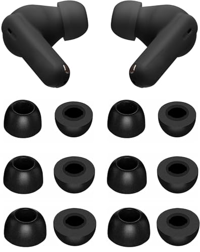 Rqker �t�H�[���C���[�`�b�v JBL Vibe Beam Beam2 / Tune Beam�Ή� S/M/L�T�C�Y 6�g �������[�t�H�[���C���[�`�b�v �����p�`�b�v JBL Vibe Beam 2 6�y�A �u���b�N