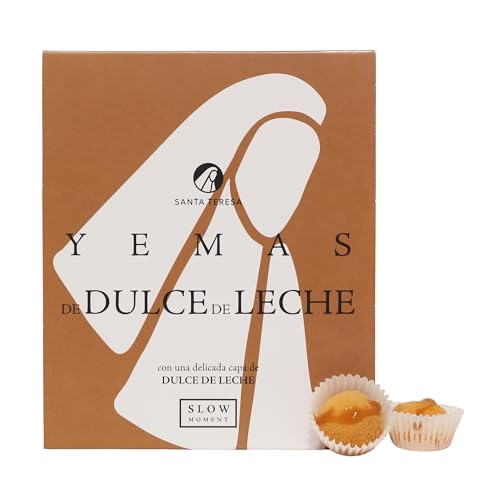 Santa Teresa - Yemas de Ávila de Edición Limitada con Dulce de Leche | Dulce Centenario Artesanal con Ingredientes 100% Naturales | Caja Regalo Gourmet