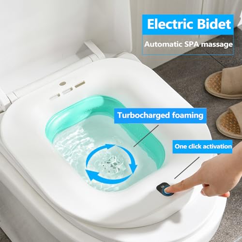 Bidet portátil para WC: alivio de hemorroides y cuidado postparto con baño de asiento 4