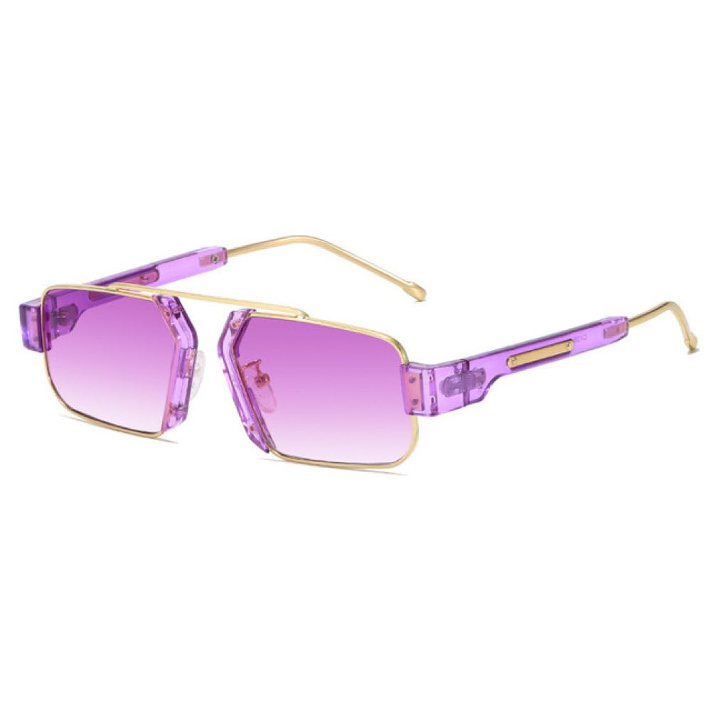 Lunettes de soleil carrées rétro femmes MUTYNE verres océan - 7
