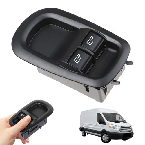 Image of 1Pcs Drivers Side Door Double Master Power Window Switch for Ford Transit MK8 Custom 2014 2015 2016 2017 2018 2019 GK2T-14A132-CA 2029885 1791339 BK2T-14A132-BC BK3T-14A132-BB Right Hand Drive RHD