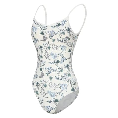 ModLatBal Product image Women and Grils V-Neck Camisole Leotards for Ballet Dance Bodysuit with Adjustable Straps Cover