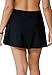 Swim 365 Women's Plus Size A-Line Swim Skirt with Built-in Tummy Control Brief - 20, Black