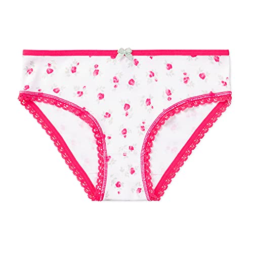 Lucky & Me Lily Little Girls Underwear, Organic Cotton Briefs, Printed Pattern, 3-Pack, 4/5 #TOP3