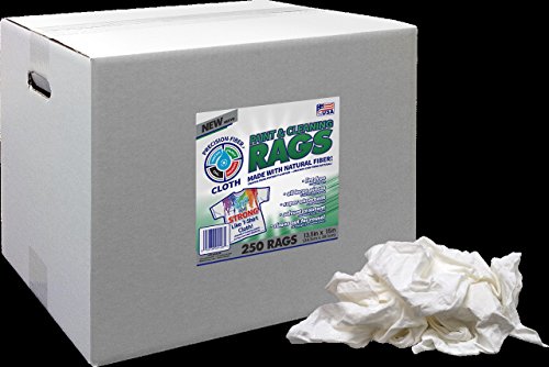 Intex Precision-Fiber Cloth Paint and Cleaning Rags, 250 count box -  PFC, PFC-00128-250