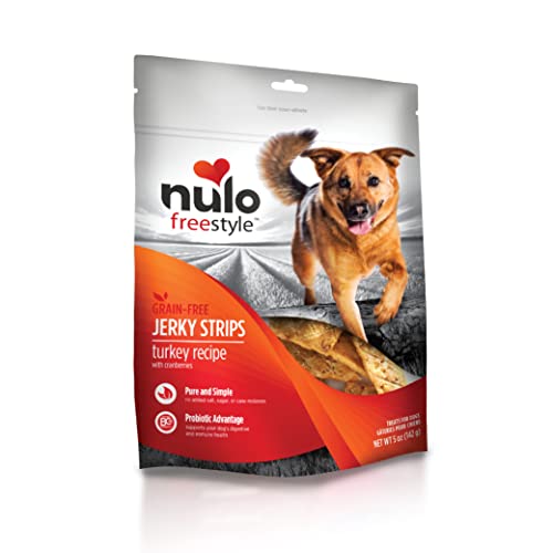 Nulo Freestyle Premium Jerky Strips Dog Treats, Grain-Free High Protein Jerky Strips Made With Bc30 Probiotic To Support Digestive & Immune Health #TOP7
