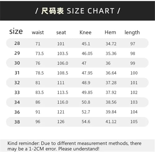 Men's Four Seasons Retro Jeans Slim Fit Straight Tube Denim Pants with Elastic Breathable and Comfortable WAIS4