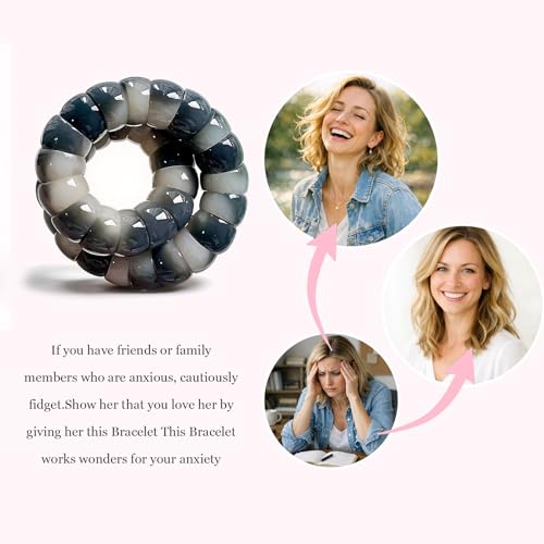 Image of Long tiantian Bodhi Fidget Bracelet for Women Natural Mudi Bodhi Seed Stretch Bracelets Protection Healing Jewelry Anxiety Relief Items
