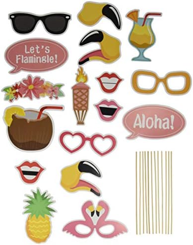 LAttLiv 756244666129 Prop Photo Mask for Selfie & Shooting, 21 Pcs in 1 Set, Multicolor