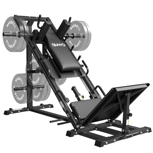 GMWD Leg Press & Hack Squat Machine with Storage