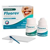 FLUOREV - Ionomer-basiertes Versiegelungskit für temporäre Zahnfüllungen - Hochwertiges, leicht anwendbares Dentalmaterial