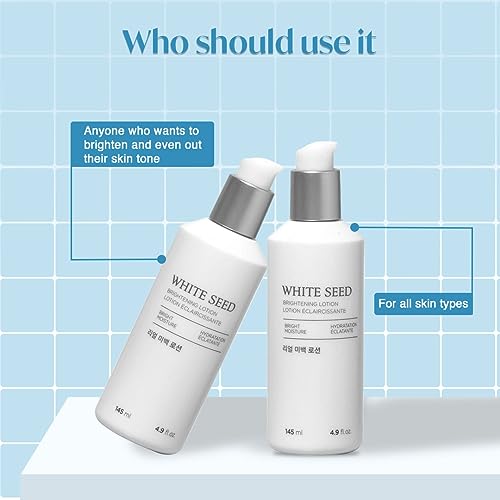 The Face Shop White Seed Brightening Lotion Face Moisturizer - Targets Dark Spots, Dullness and Dryness - Brightening, Hydrating - Niacinamide - Skin Care - Korean Skin Care Moisturizer Face Cream - Thumbnail 6
