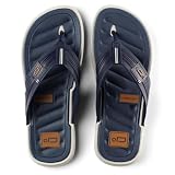 Chinelo Masculino Sandália Ortopédico Anatômico Casual Leve Macio e Confortável (Marinho, BR, Adulto, Numérico, 43)