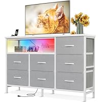 Amazon｜AODK タンス チェスト コンセント付き 幅132×奥行30×高さ90cm