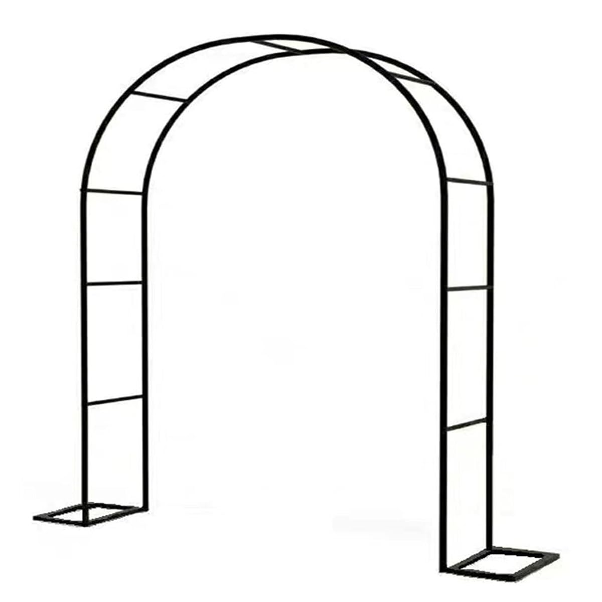 Cadre pour arche de roses grand modèle pour aménagement de pelouse et jardin