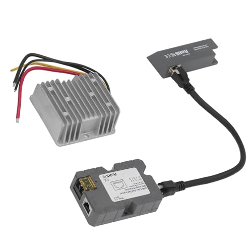 Ethernet Cord Adapter Kit 150W PoE Injector Disk Cable Adapter to RJ45 DC Boost Converter for for V2 Dish Internet Kit to Routers
