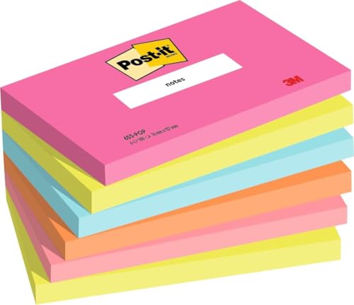 Post-it Notes Autocollantes 76x127 mm pour libérer votre esprit de la charge mentale