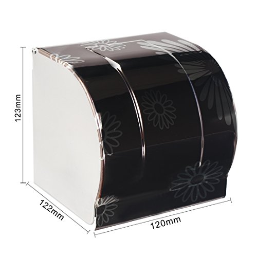 Aexit 120mmx122mmx123mm 304 ze stali nierdzewnej naścienny uchwyt na papier toaletowy z pokrywą(Porte-papier toilette mural en acier inoxydable 304, 120mmx122mmx123mm, avec couvercle