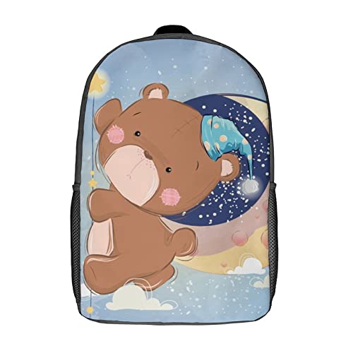 Sac à dos de sport et école 17" grand volume imprimé animalier