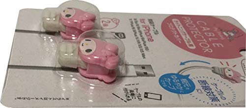 Sanrio My Melody Cable Protector Cell Phones Accessories 2pcs Set for iPhone (Lightning Cable) by HACHIEMON - Used condition - Image 2