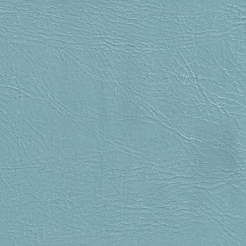 Baby Blue Leather Leatherette Vinyl Fabric Fire Retardant Faux Leather Furnishing Reupholster Material | 55" - 140cm Wide | Sold Per Metre