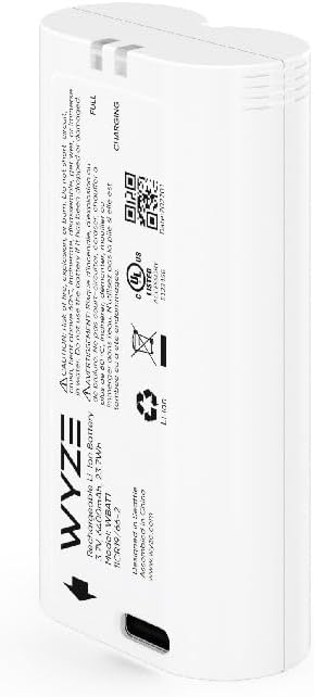 WYZE Removable Battery Pack for Wyze Battery Cam Pro and Duo Cam Doorbell