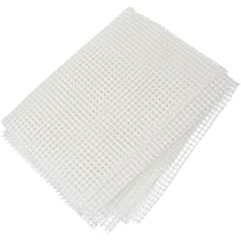ARTIBETTER Blank Rug Hooking Mesh Canvas Latch Hook Rug Canvas Rug Mesh Canvas Latch Hook Tool for DIY Latch Hook Rug Tapestry Canvas, 58 x 39 Inches