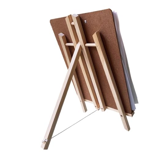 caballete Caballete trapezoidal pequeño de madera, soporte plegable for exhibir en el escritorio, ideal for fiestas pintura, for arte(30cm-1pc)