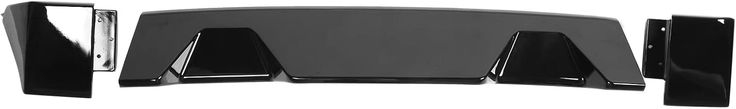 FREEMOTOR802 Compatible with 2009-2014 Ford F-150 All Cab & Bed Size Rear Roof Spoiler, IKON Style Gloss Black ABS Top Rear Trunk Lid Wing Spoiler