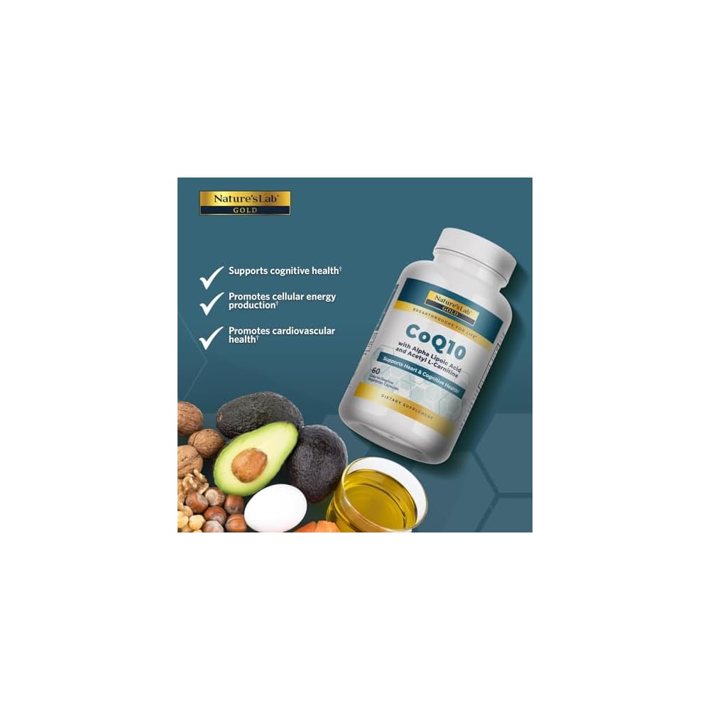 Nature's Lab Gold 2 Pack CoQ10 200mg + Alpha Lipoic Guinea | Ubuy