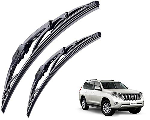 Image of WolkomHome High Performance OE Car Wiper Blade Replacement set of 2 Pc Right 16 inch Left 16 inch for Land Cruiser Prado
