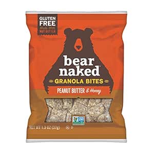Amazon.com : Bear Naked Granola Bites, Peanut Butter, (Pack of 50