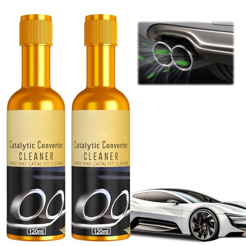 2PCS Catalytic Converter Cleaner Auto Parts Engine, SEILETOO...