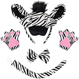 Ces accessoires de costume de zèbre sont parfaits pour les fêtes costumées, Halloween, Noël, les fêtes d'anniversaire, les spectacles scolaires, les jeux de rôle d'autres , donnant à votre enfant un look mignon charmant.