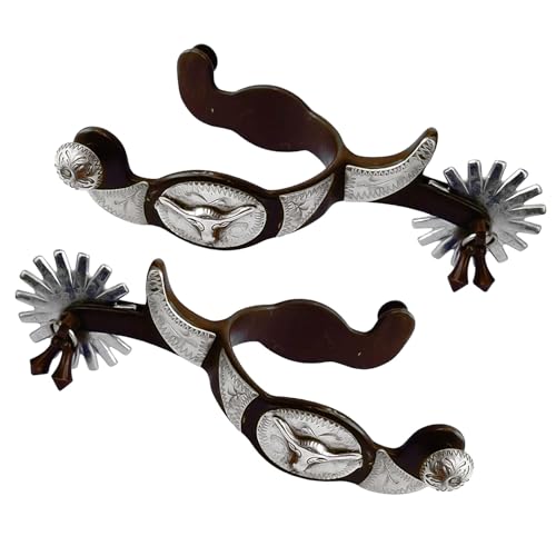 Bottes en métal Horsesporn décoration de cowboy western pour équitation