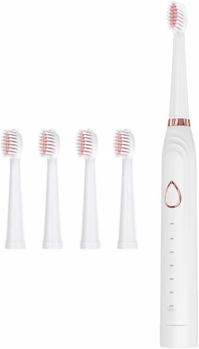 Rechargeable Sonic Electric Toothbrush for Adults with Whole Body Washable Abs Design and Ipx7 Waterproof Rating, 1.5v 2w Power for Effective Oral Cleaning and Facial