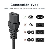 1M/3.3FT UK Plug 13A 250v Power Cable 3 Prong Power Cord for Ps3 Computers,TVs,Monitors,LG LED LCD Smart 1080p HDTV,Samsung,Acer,Epson Printer AC Cable,IECC13 to BS1363 3 Foot Kettle Lead Cord - Image 3