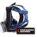 Parcil Distribution Industrial Air Purifying Respirator Mask, Survival, and Chemical PT-100 Full Face Respirator - Activated Carbon Organic Vapor Particulate Respirator Mask with Filters - CE Tested