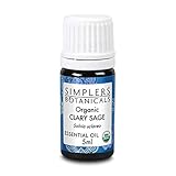 Simplers Botanicals - Organic Essential Oil Clary Sage - 5 ml.
