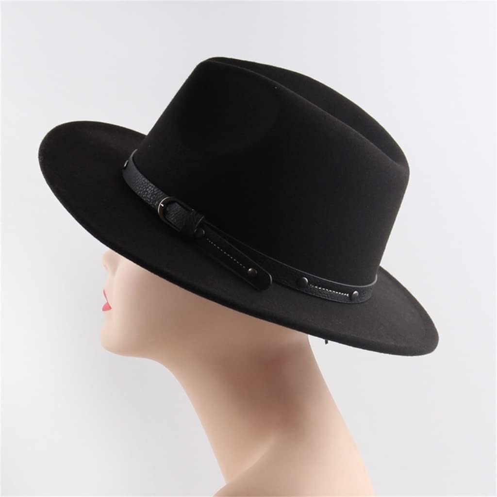 Flat Top Hat Autumn and Winter Men and Women British Woolen Felt