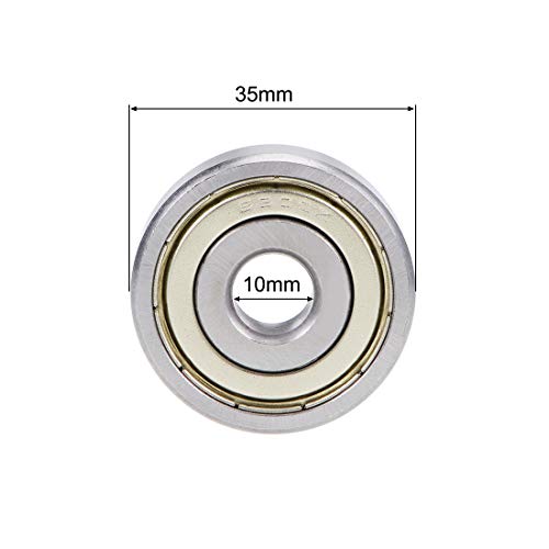 Uxcell A19041900UX0188 6300Zz Deep Groove Ball Bearing 10X35X11Mm Double Shielded Abec-3 Bearings 2-Pack thumb #3