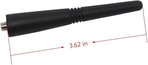 Miniatura 2 de Antena UHF Stubby compatible con PMAE4003A PMAE4003 HT750 HT1250 HT1550 PR400 CP200 CP200D EX500 EX600 CP040 P1225 403-470MHz (paquete de 4)