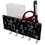 【Einfach zu montieren】Kein Werkzeug ohne Bohren. Nur 2 Schritte, um die Installation zu beenden. Entfernen Sie die Schutzschicht des rückseitigen 3M-Klebebandes, dann kleben Sie es auf glatte Oberfläche. Kleben und drücken Sie es fest für 15 Sekunden, es kann in 3-4 Stunden verwendet werden